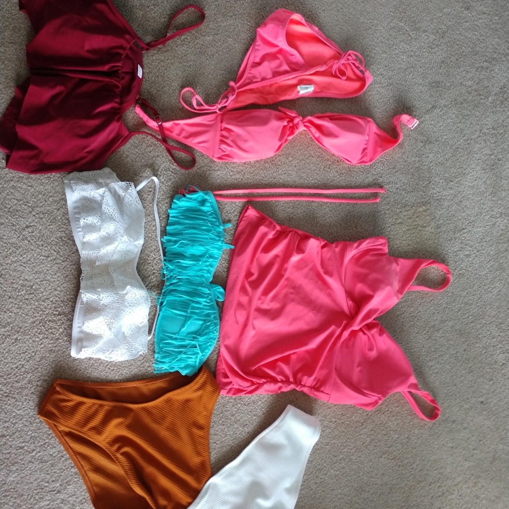 Medium and large bathing suit bundle